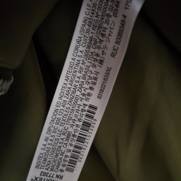 Zara Faux Fur Jacket in Mid Khaki Colour - Picture 5 of 5